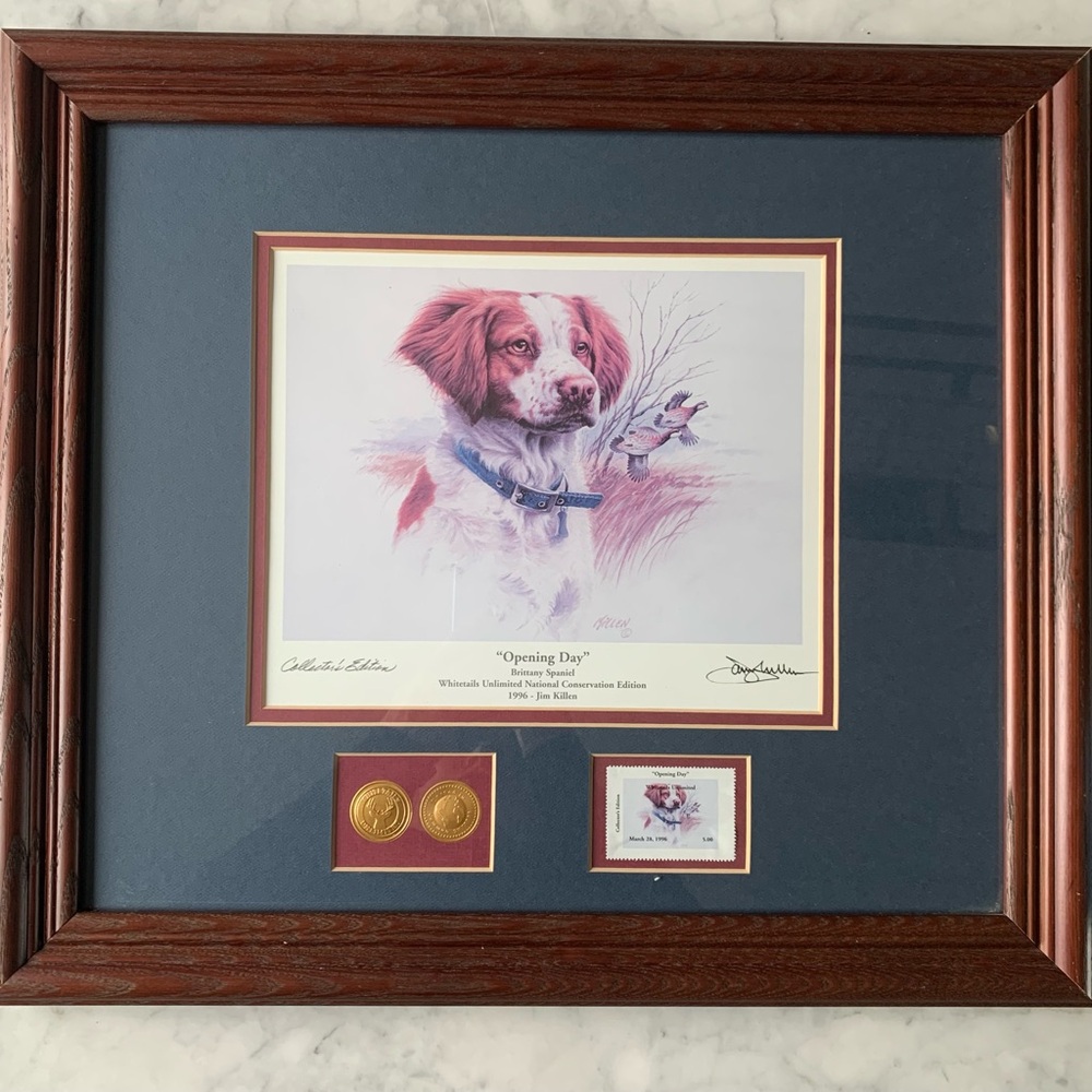 Whitetails Unlimited “Opening Day” Collectors Edition Britney Spaniel Jim Killen